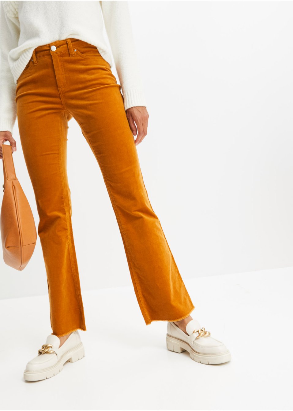 Pantalon velours côtelé Bootcut