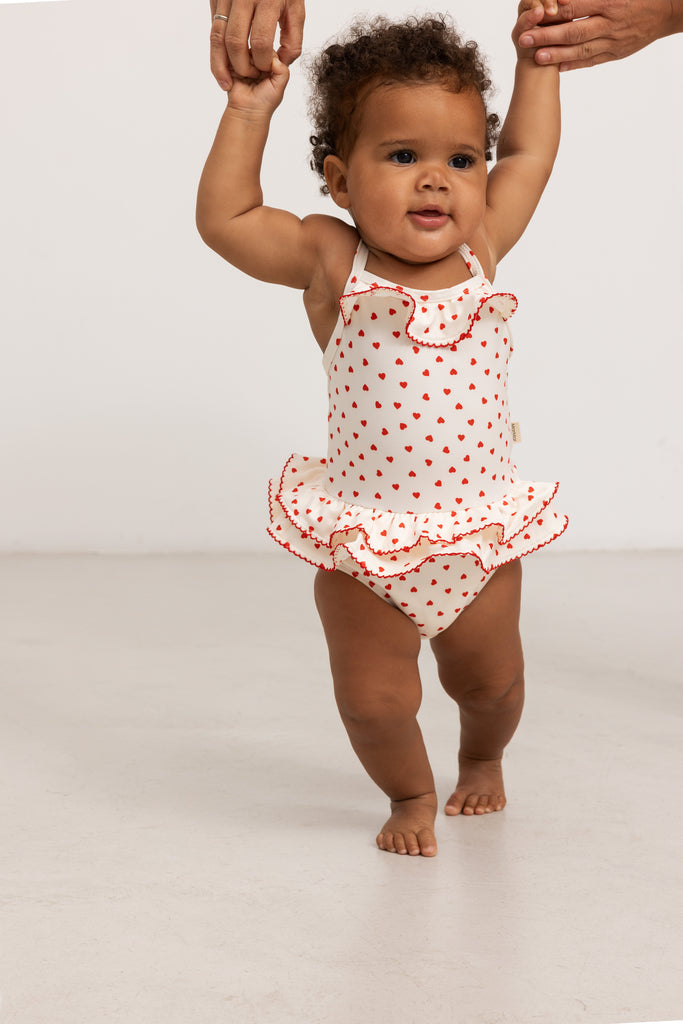 Swinnie Bathing Suit, Badedragt - Happy Hearts
