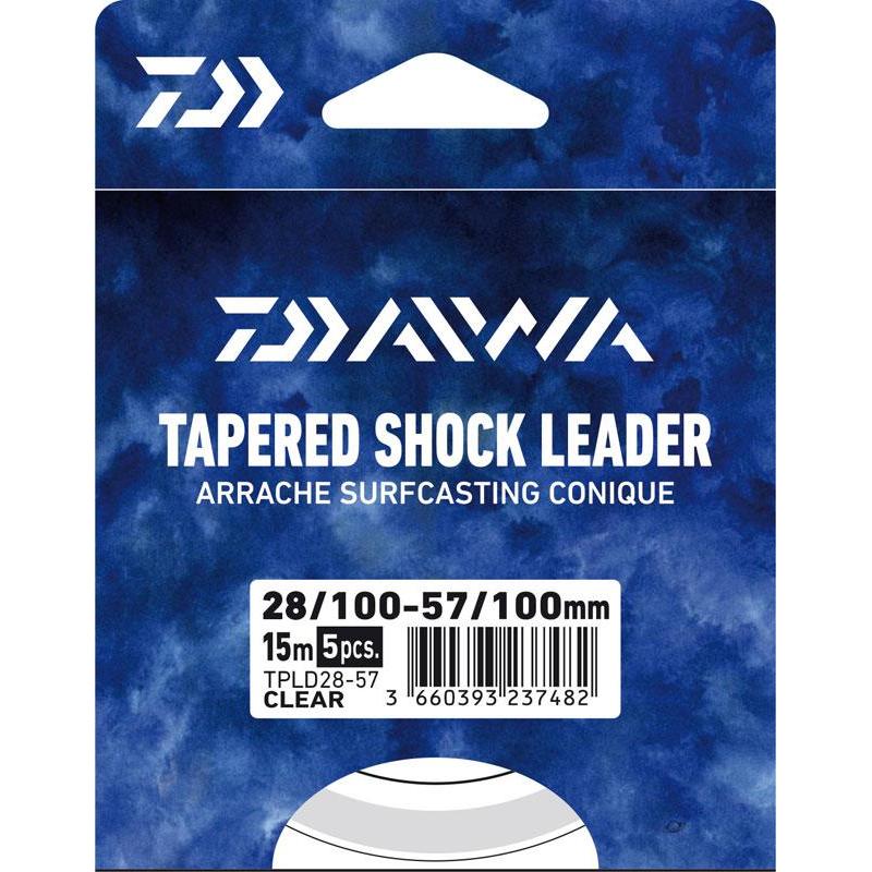 Bas De Ligne Daiwa Arrache Surf Taper Leader - 5 X 15M - Par 5