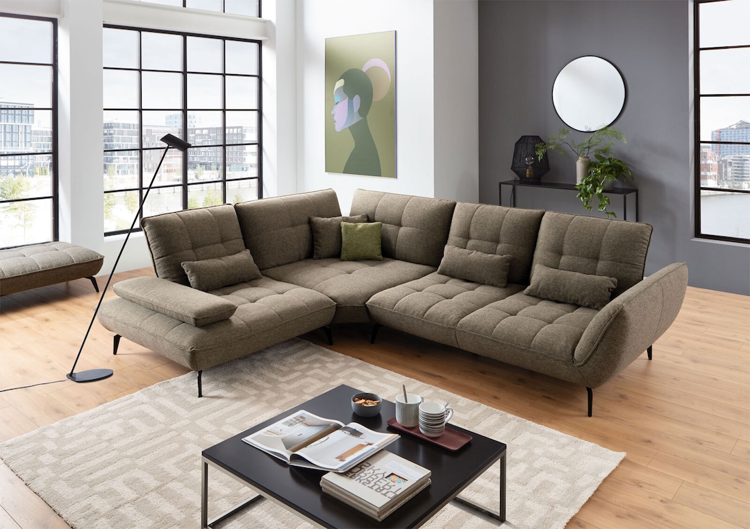 vito Ecksofa TICONA L Amsterdam khaki