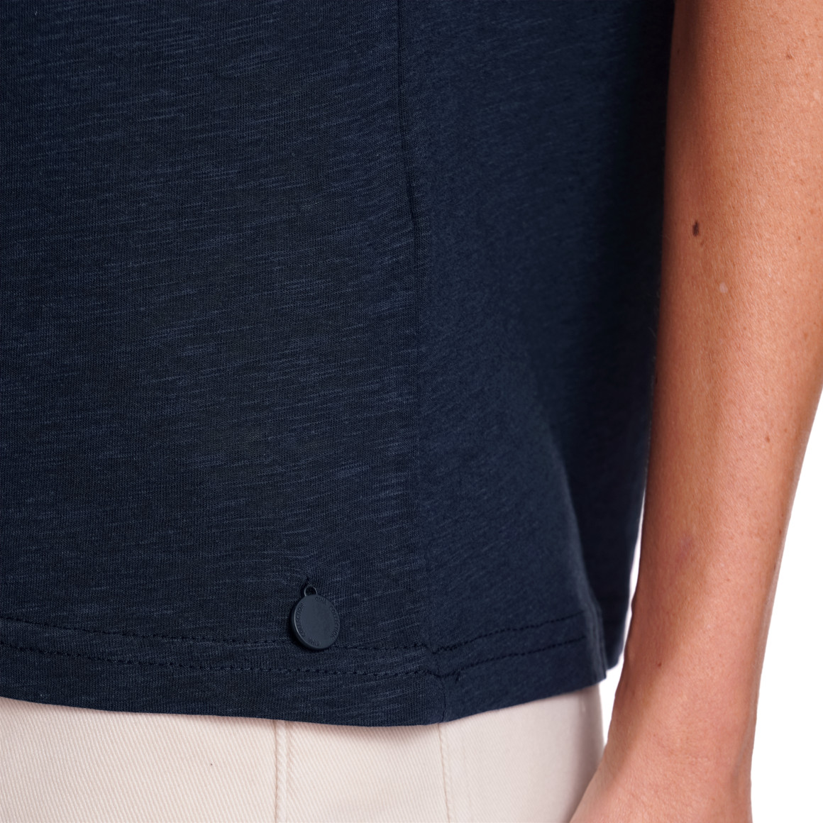Gina Collection Damen T-Shirt mit Frontprint dunkelblau