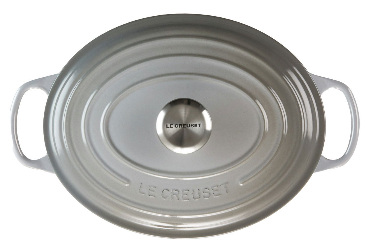 LE CREUSET Bräter Oval 29cm Perlgrau SIGNATURE
