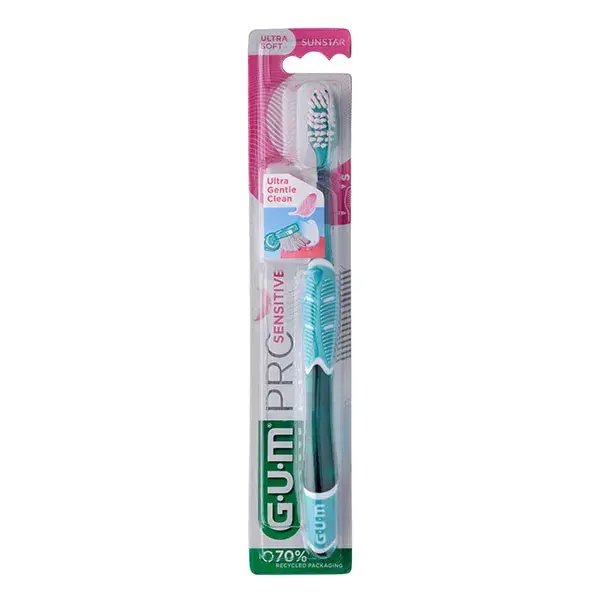 Brosse à dents Gum ® Pro Sensitive Ultra-Souple 15/100e