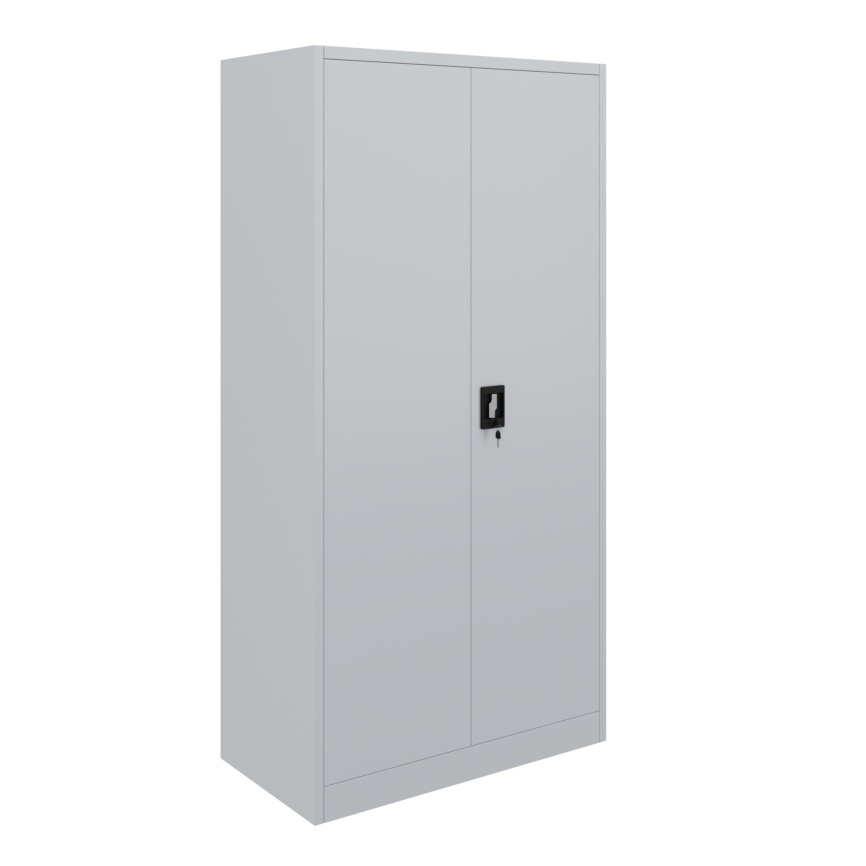 Aktenschrank mit 5 Böden 90 x 180 cm grau
