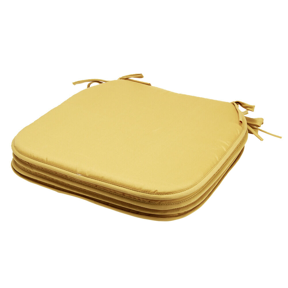 Galette de chaise carrée 38x38cm 4 pièces (4 modèles)