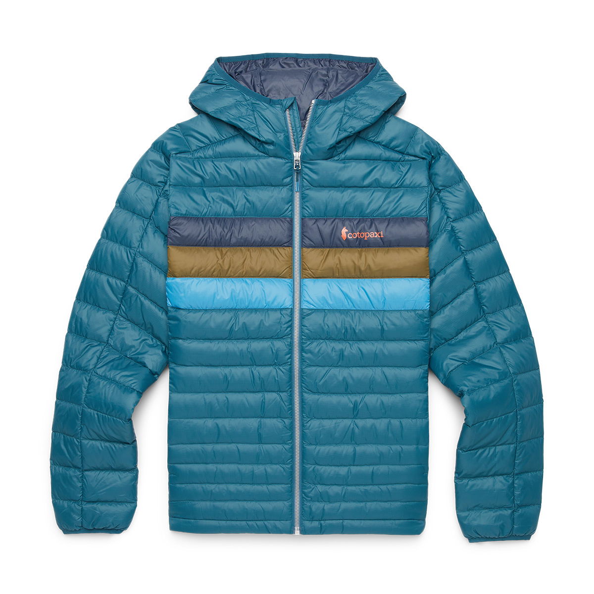 Cotopaxi Fuego Down Hooded dunjakke, herre (Abyss Stripes)