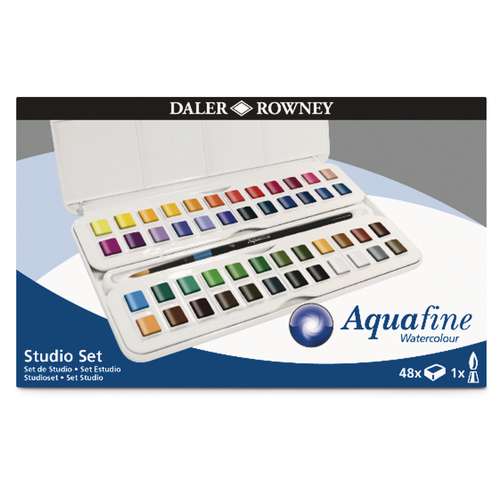 DALER-ROWNEY Aquafine Studio Aquarell 48er-Set