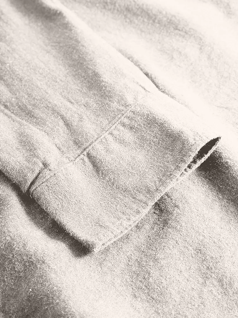 KNOWLEDGE COTTON APPAREL Flanellhemd  beige