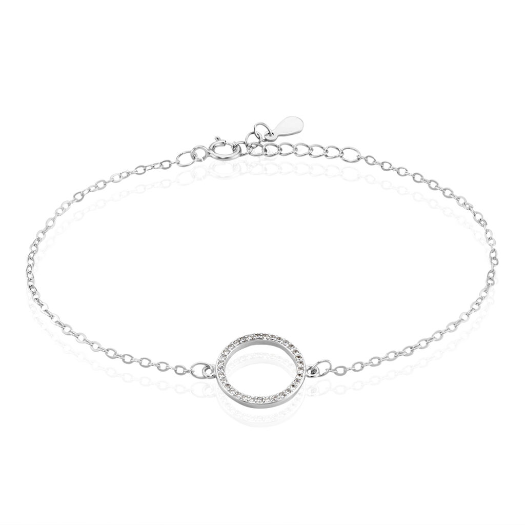 Bracelet Grâces Argent Blanc Oxyde De Zirconium