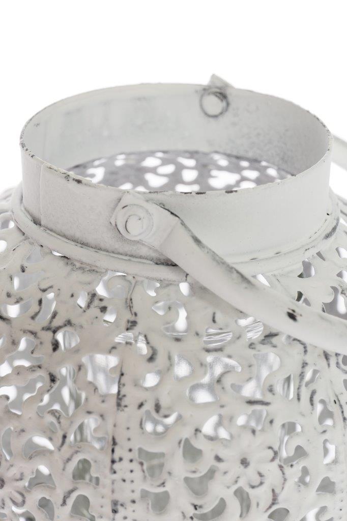 Orient Laterne LUBINA - weiß - Metall