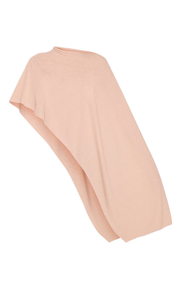 Gris Pierre Haut Cape Ample En Mesh Dévoré