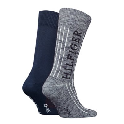 Chaussettes homme 2P Slub Mouline TOMMY HILFIGER