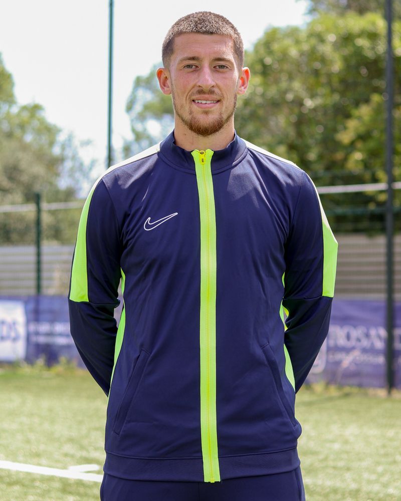Veste de survêtement Nike Academy 23 Bleu Marine & Jaune Fluo pour homme