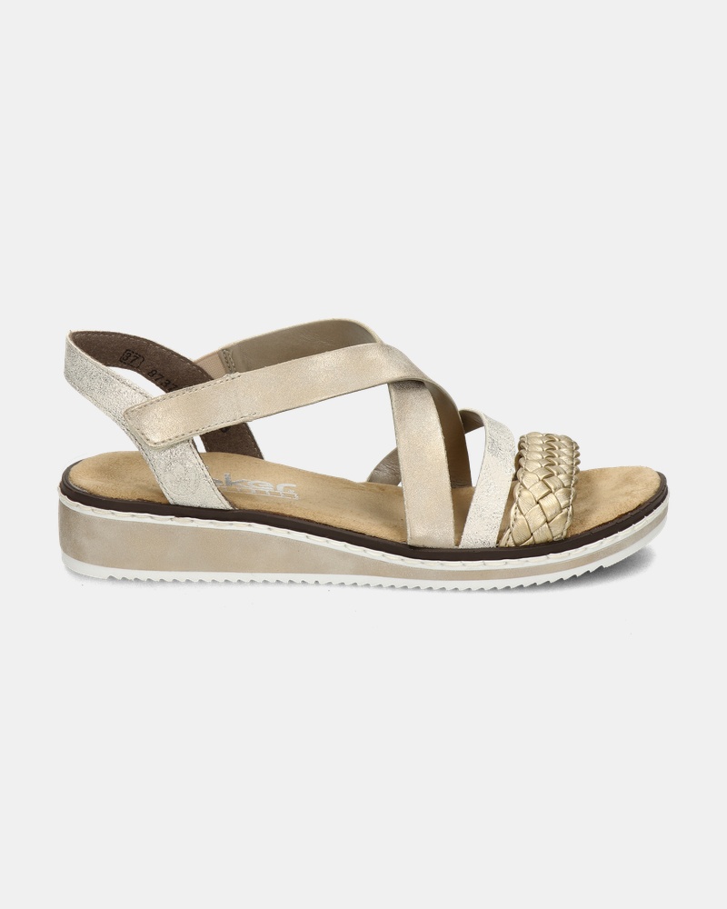Rieker Sandalen  - goud