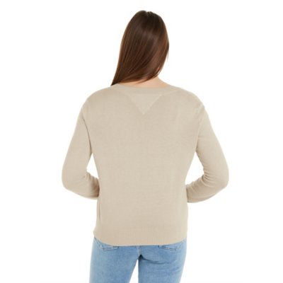Sweatshirt femme Essential Vneck Ext TOMMY HILFIGER