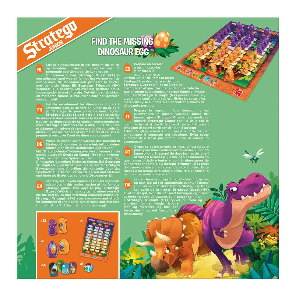 Stratego Junior Dino's Bordspel