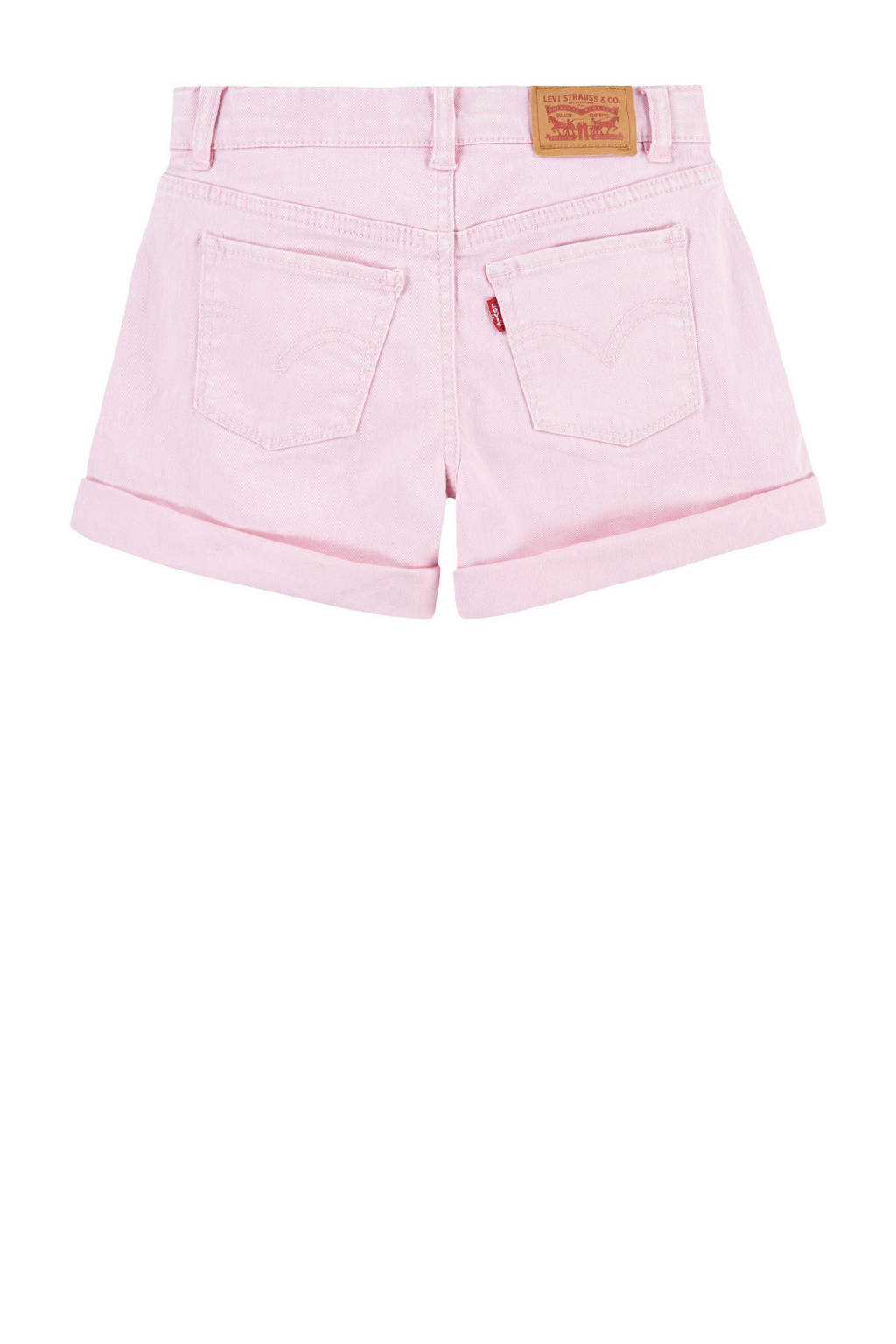 Levi's mom denim short chalk pink
