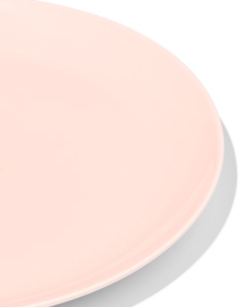assiette plate Ø26cm - new bone rose - vaisselle dépareillée