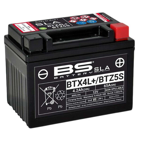 BS Battery - Batterie BTX4L+ / BTZ5S SLA