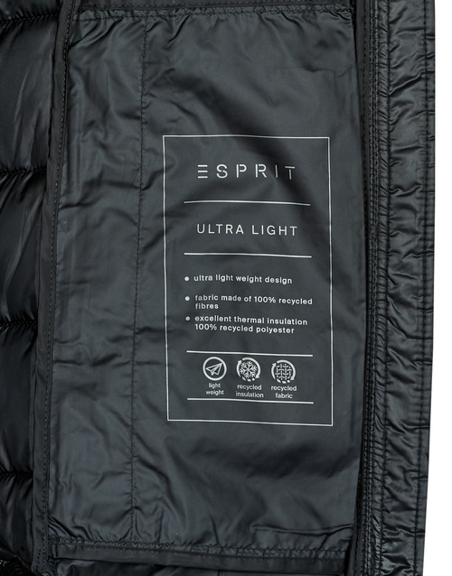 Esprit - TAPE JACKET - Noir
