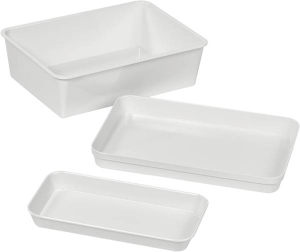 SEMADENI Kunststofftablett 29x16x3.5cm Melam weiss