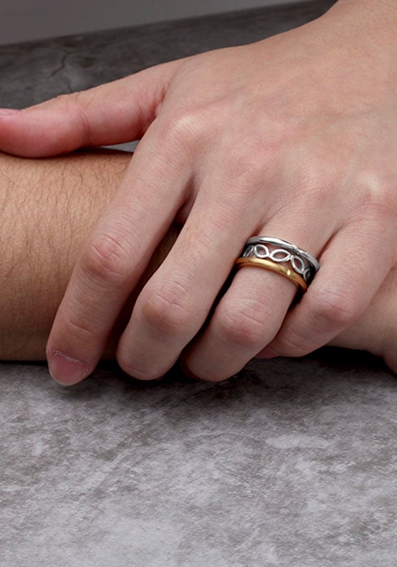 Kingka Ring-Set »Leaves Trio«