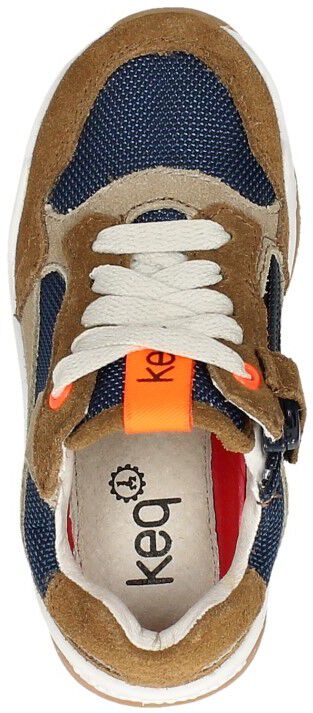 Keq Sneakers Laag cognac