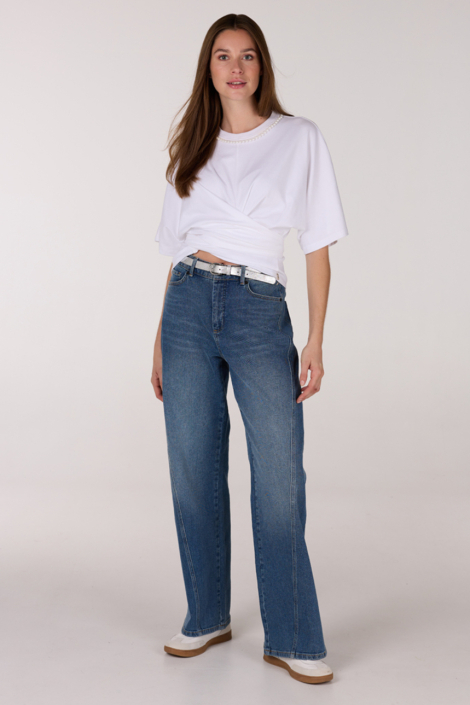 Juffrouw Jansen witte dames t-shirt
