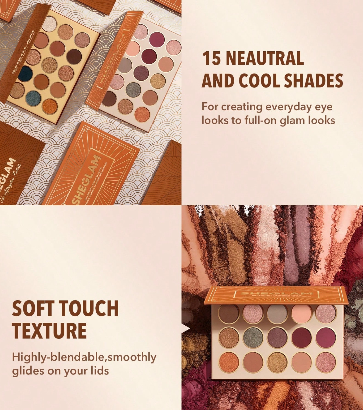 SHEGLAM - Paleta de Sombras Afterglow