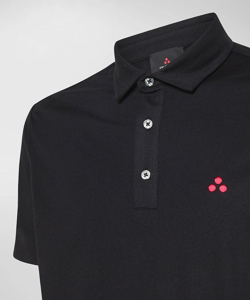 Peuterey  Comfortable Cotton And Silk Polo Shirt