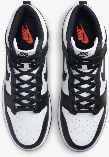 Nike Dunk High Retro Basketball Schoenen white black total orange maat: 46 beschikbare maaten:41 42.5 43 44.5 45 46 47.5 45.5 47 40.5 38.5