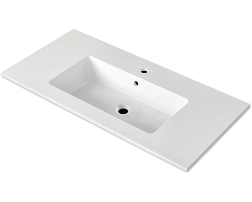 Badkamermeubelset NOBILIA Programma 2 BxHxD 210 x 169,1 x 48,7 cm, fronten hoogglans grijs, met wastafelmeubel en 3-deurs spiegelkast met ledverlichting, onderkast, halfhoge kast, greep mat chroom, 277