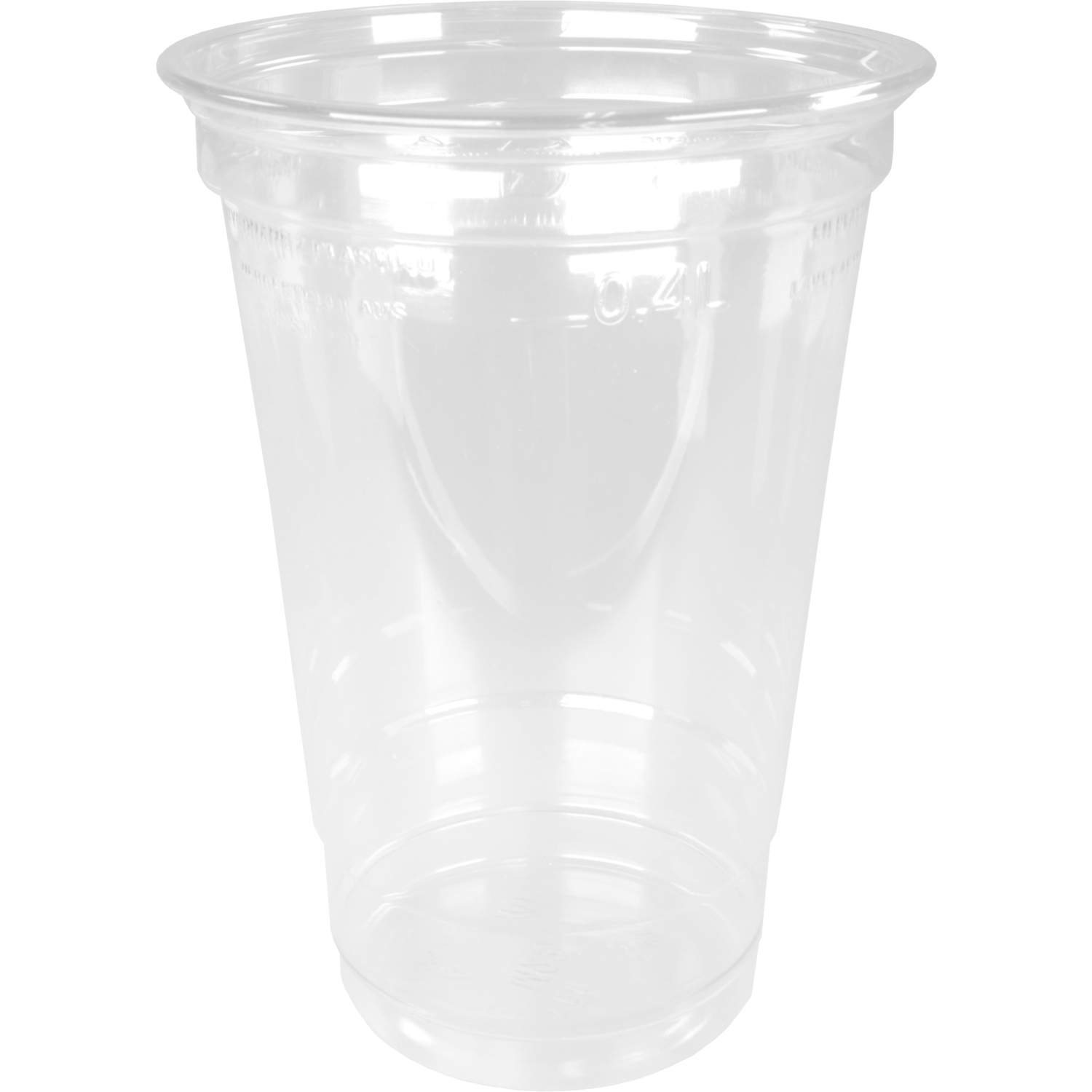 Sapbeker, Gerecycled PET, 400ml, 16oz, 130mm, transparant
