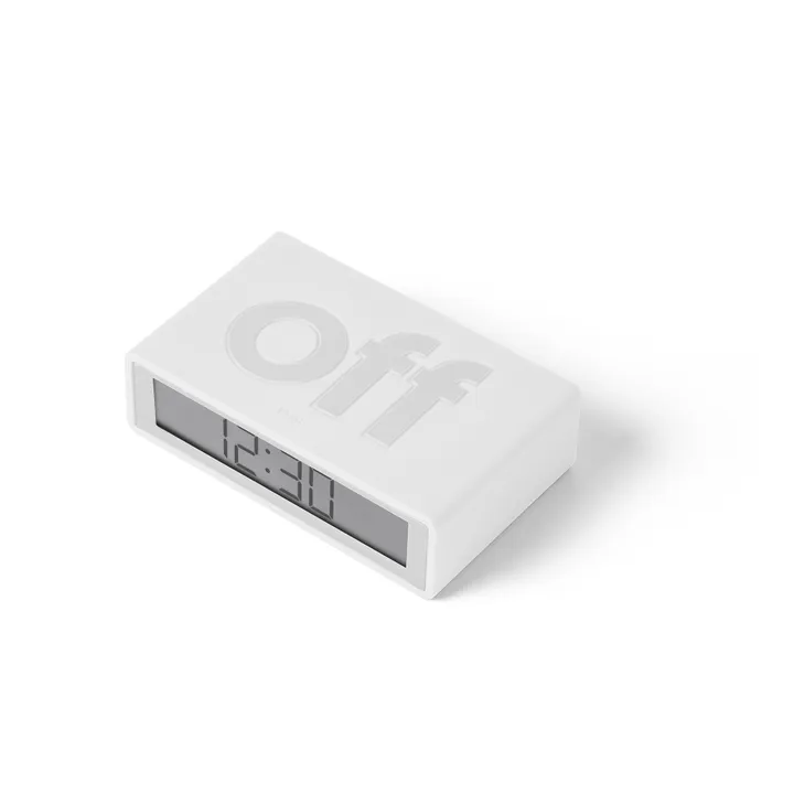 Lexon Réveil Flip+ Travel | Blanc