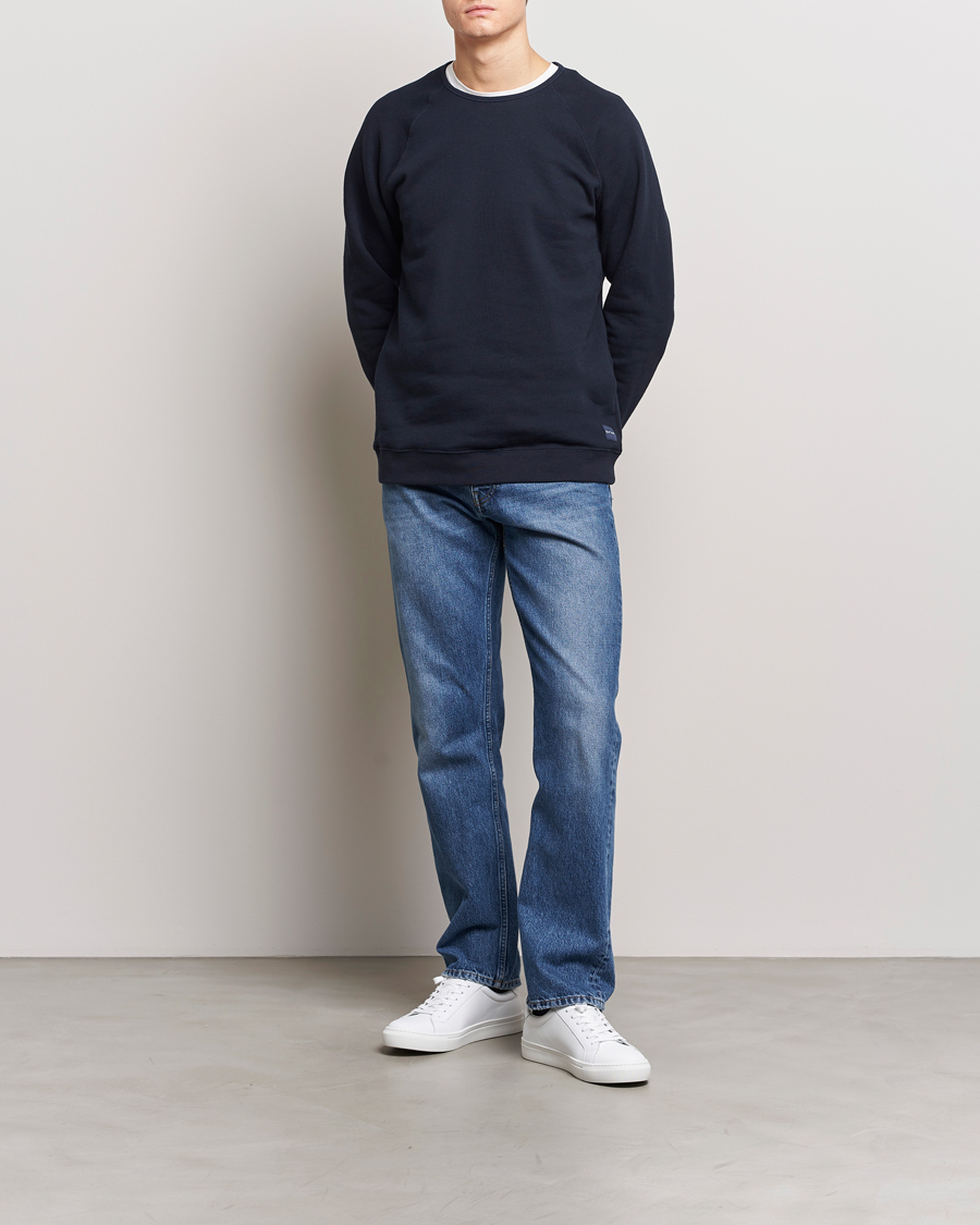 Paul Smith Artist Rib Crew Neck Sweatshirt Navy