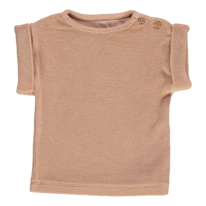Poudre Organic T-Shirt Laurier Eponge | Rose pêche