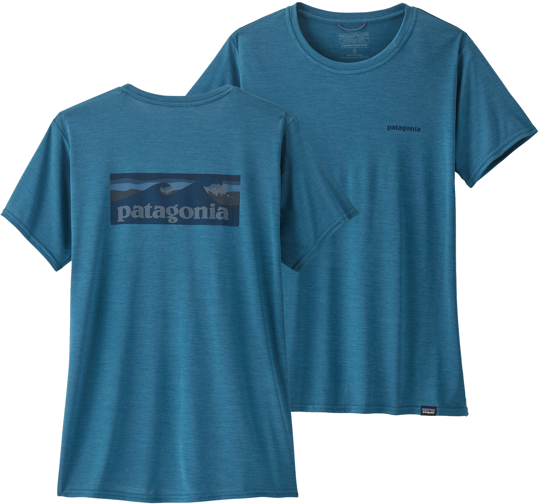 Cap Cool Daily Graphic Shirt - Waters Dame Boardshort Logo: Wavy Blue X-Dry