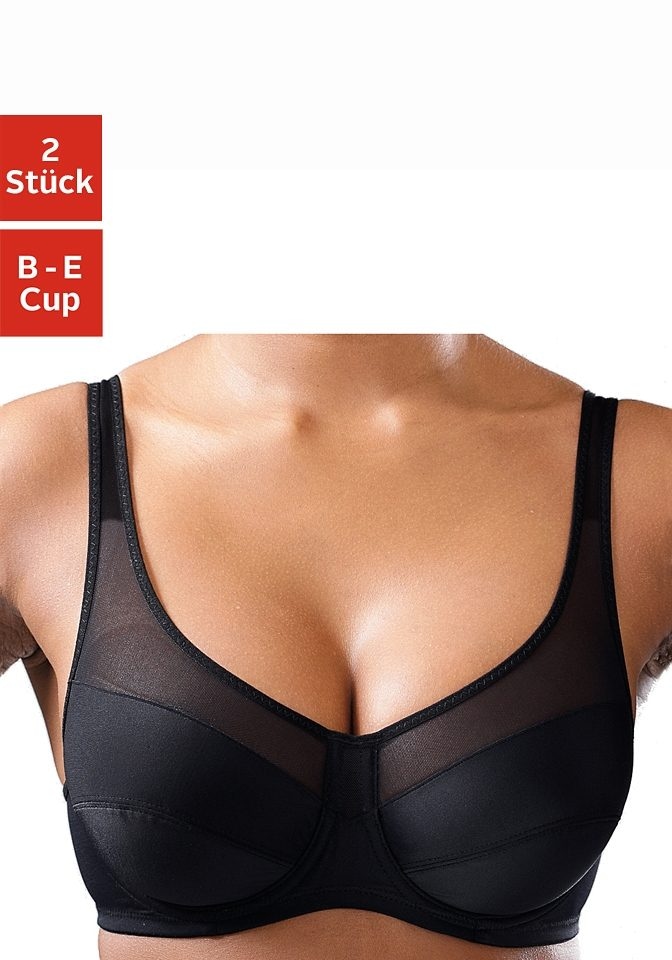 petite fleur Bügel-BH, 2 Stücker Packung, aus Microtouch-Material
