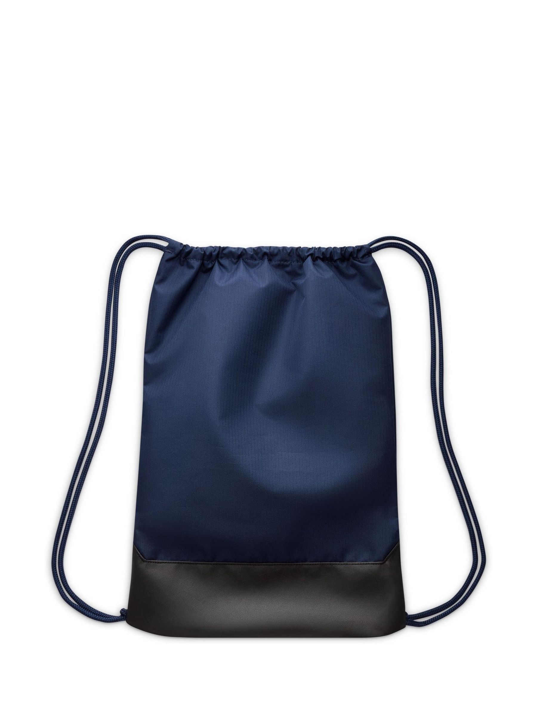 Marineblauw - Nike Brasilia tas met trekkoord
