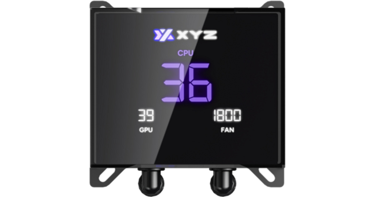 XYZ PC GearHydrotemp AIO 360 waterkoeling  (Zwart, ARGB, PWM)