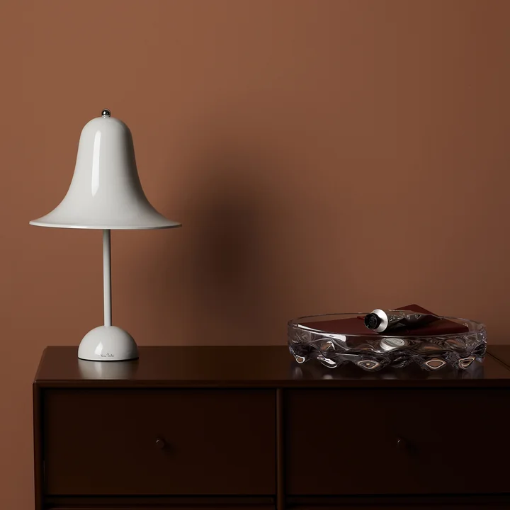 Verpan - Pantop Tischleuchte, Ø 23 cm, mintgrau