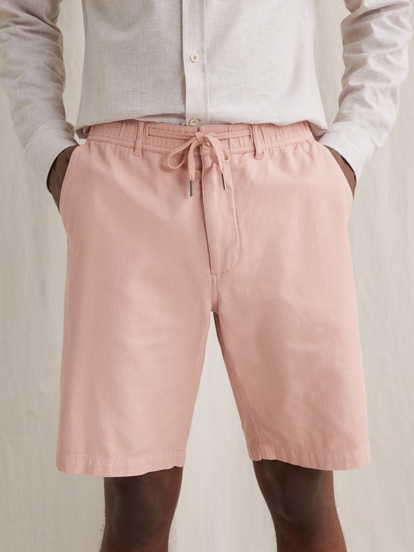 Bermuda homme taille élastiquée
