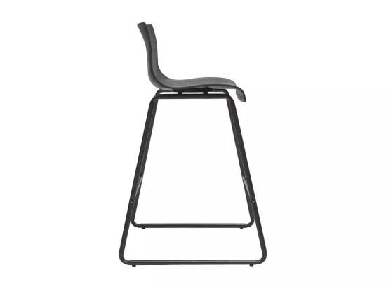Tabourets de bar design noir 65 cm (lot de 2) ONA