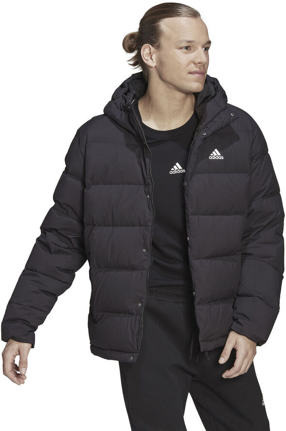 adidas Helionic Hooded Down jakke Sort