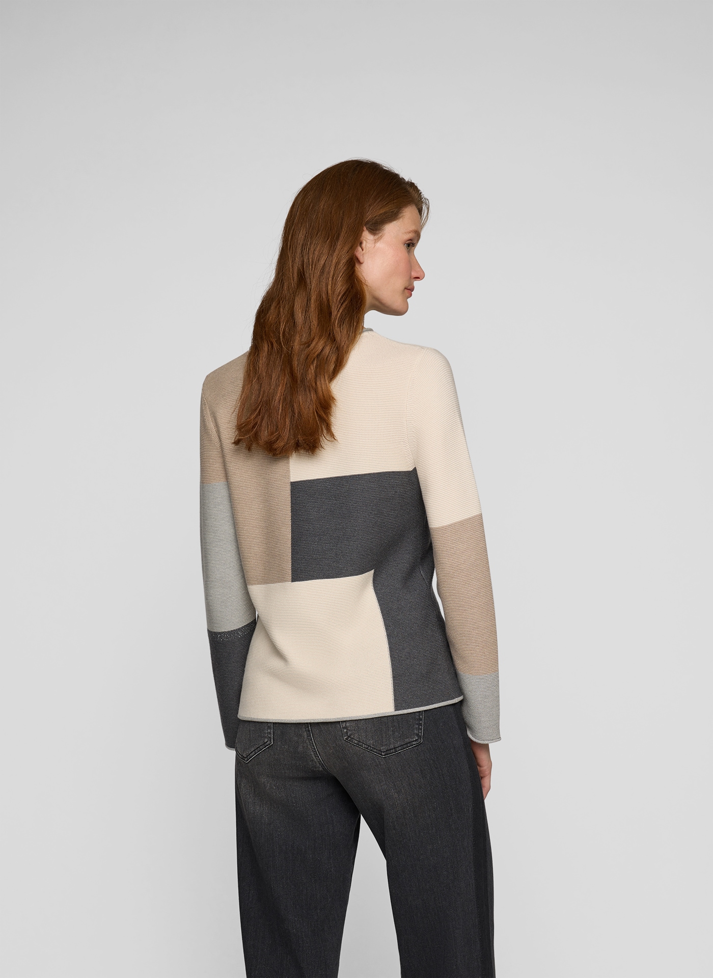 Rabe Strickpullover , im Colorblocking-Look