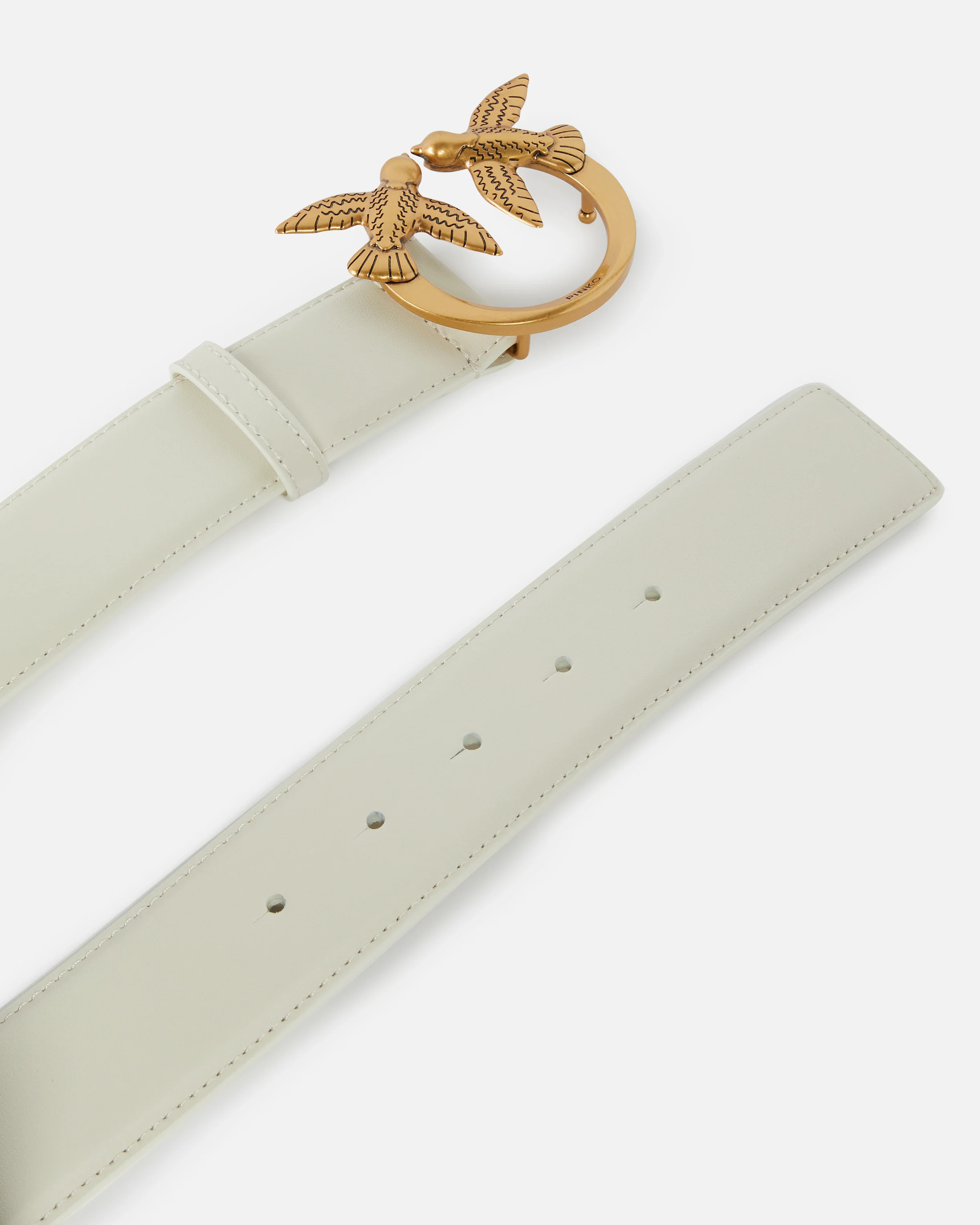 Ceinture large love birds | Blanc