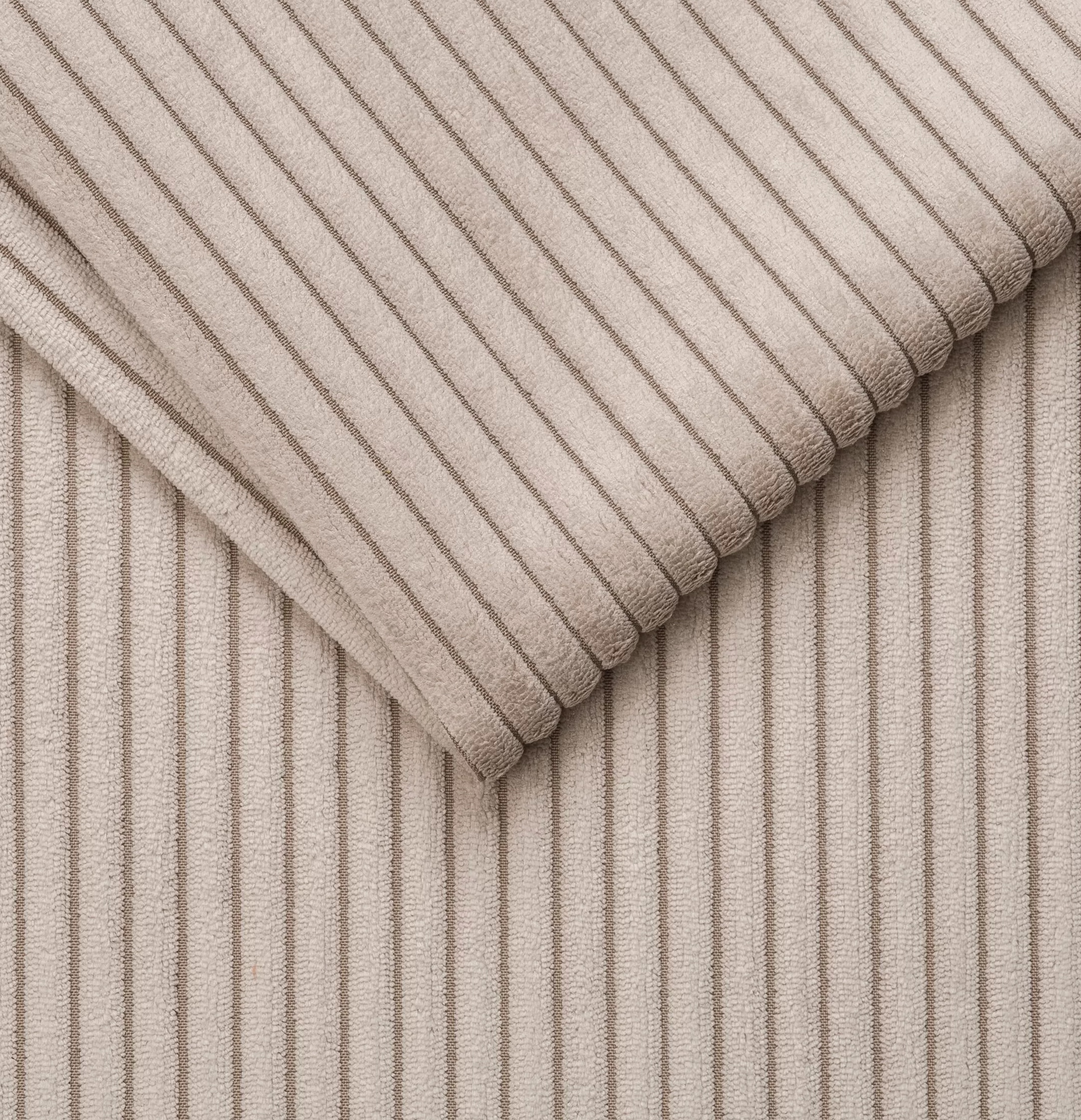 Trends by HG Ecksofa »Summer L-Form« in Cord-Stoff mit Metallfuss