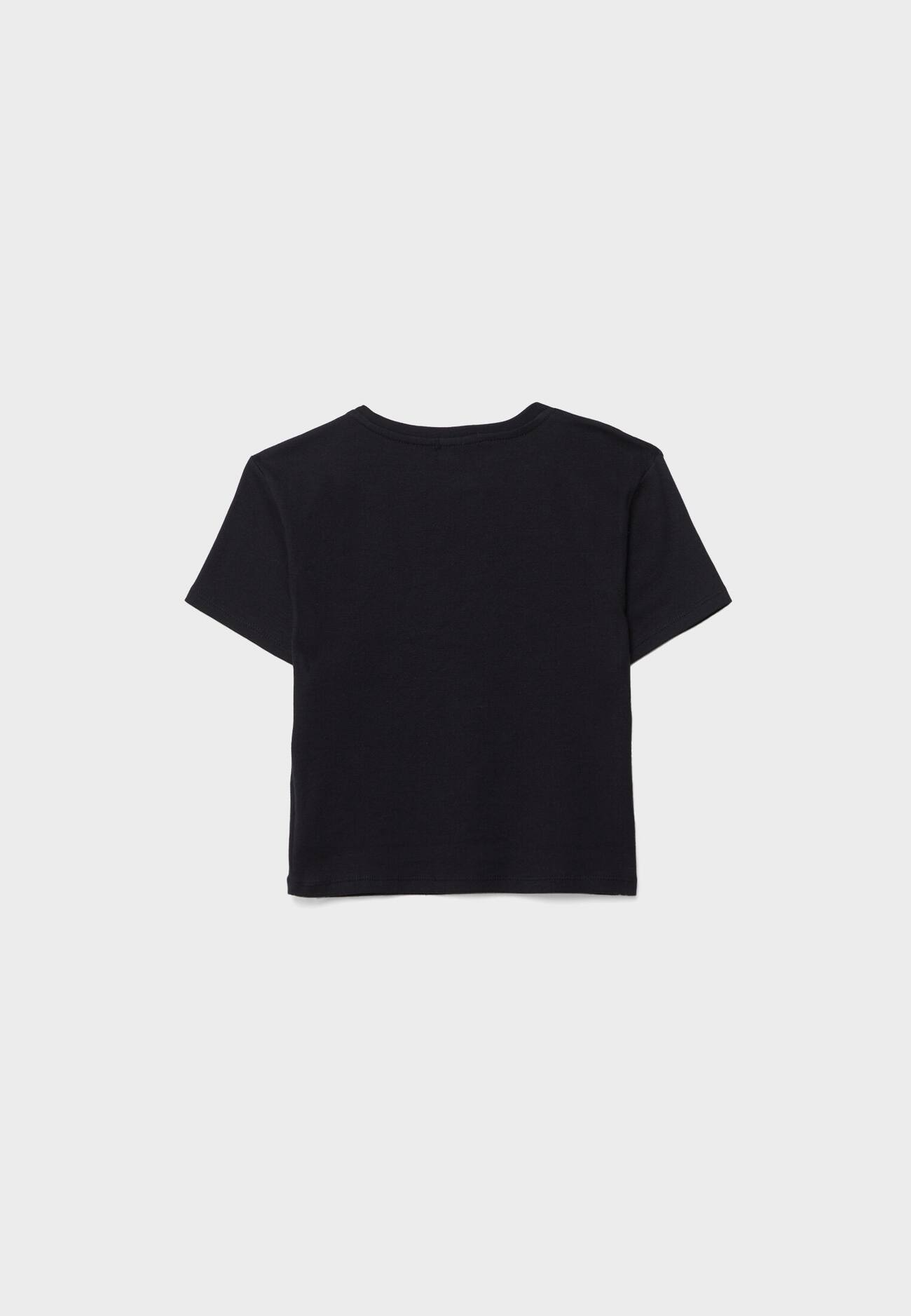Pacote com 2 camisetas cropped de algodão