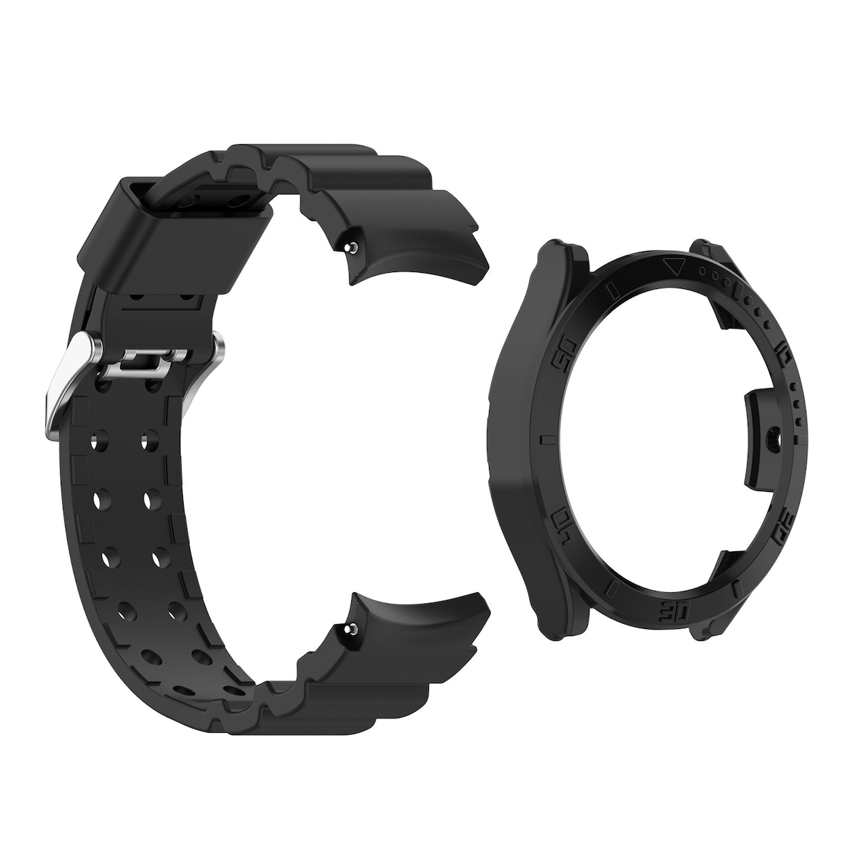 Silikon armbånd Sort