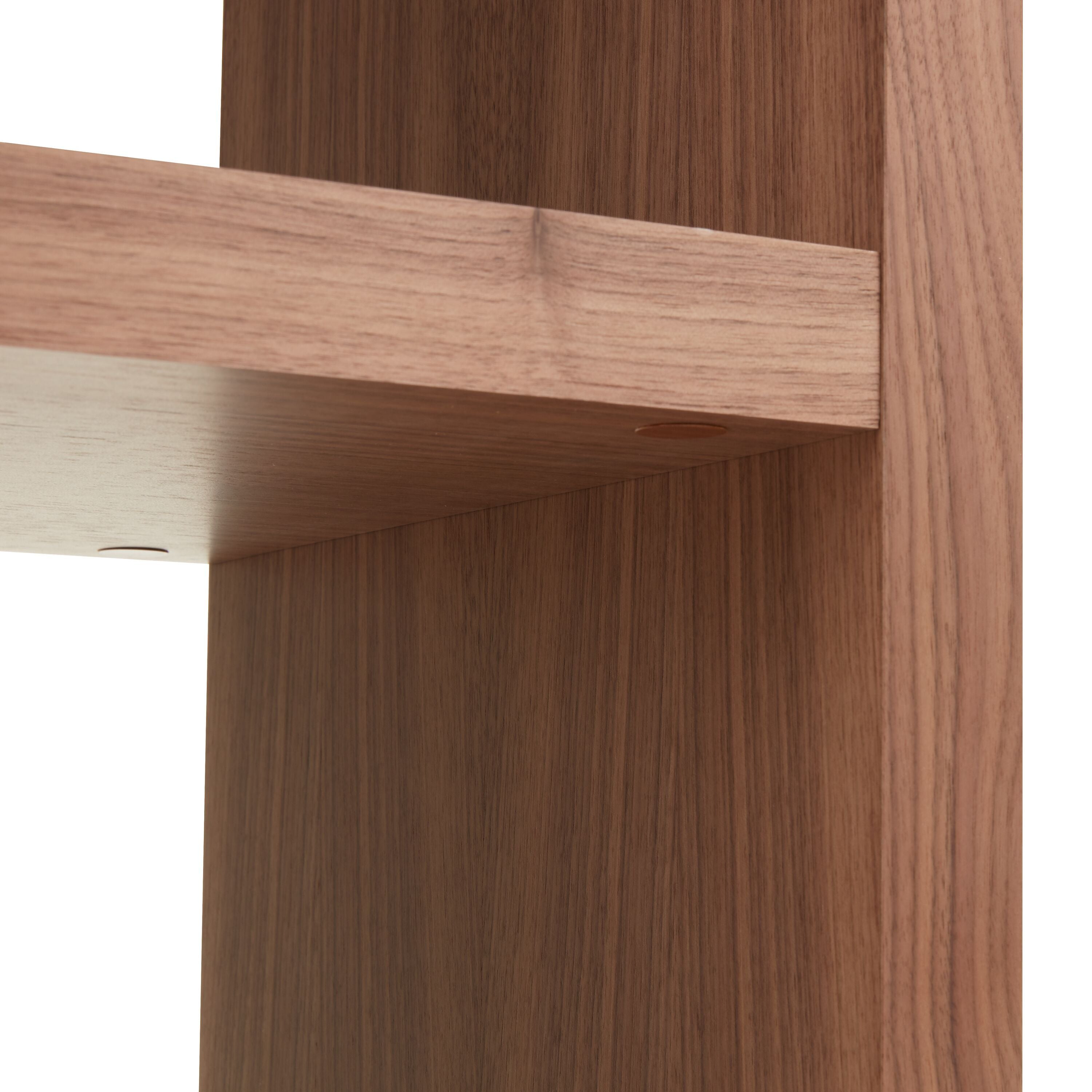 INDUS Regal - Nussbaum / B: 150.0 cm x T: 34.0 cm x H: 198.0 cm